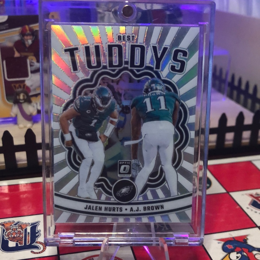 Jalen hurts aj brown Best Tuddys Philadelphia eagles football card